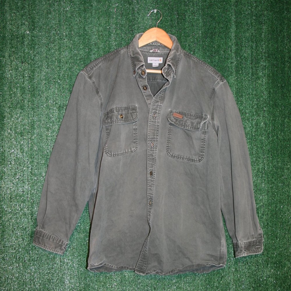 carhartt button down shirt